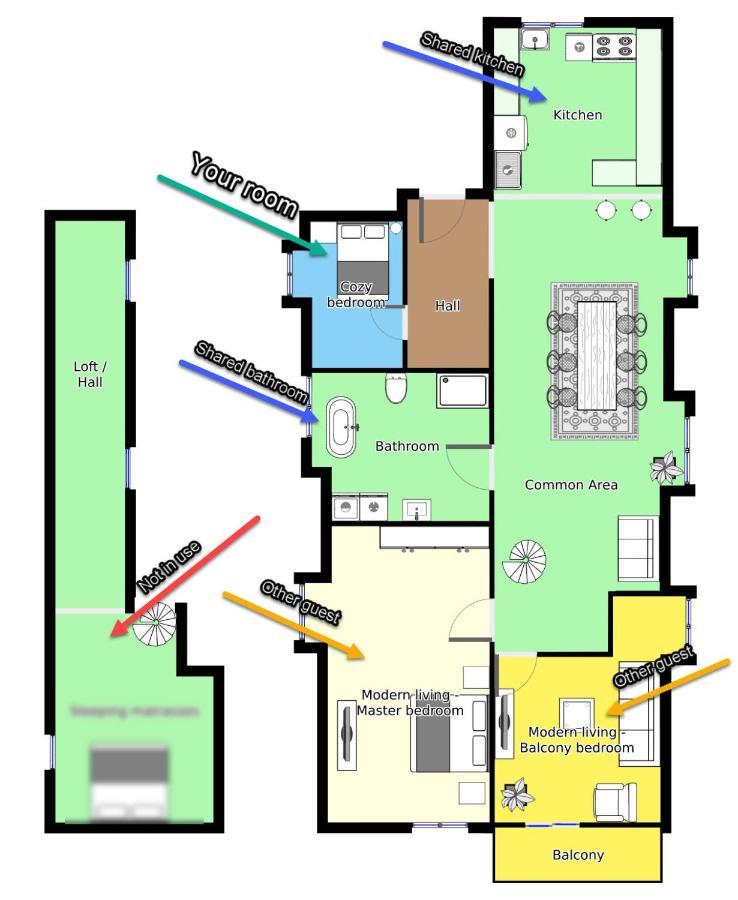aday - Modern Living - Cozy Room - Aalborg Center Zewnętrze zdjęcie